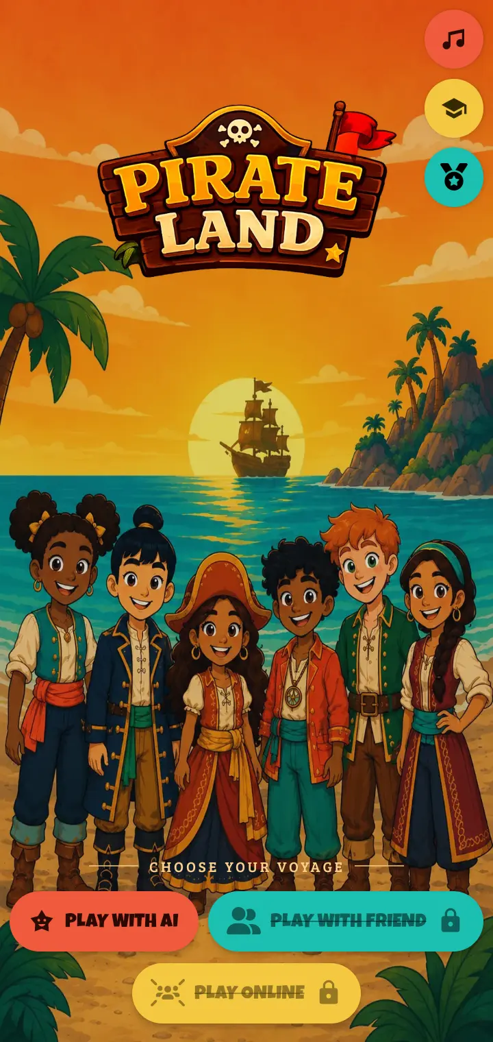 Pirate Land home screen