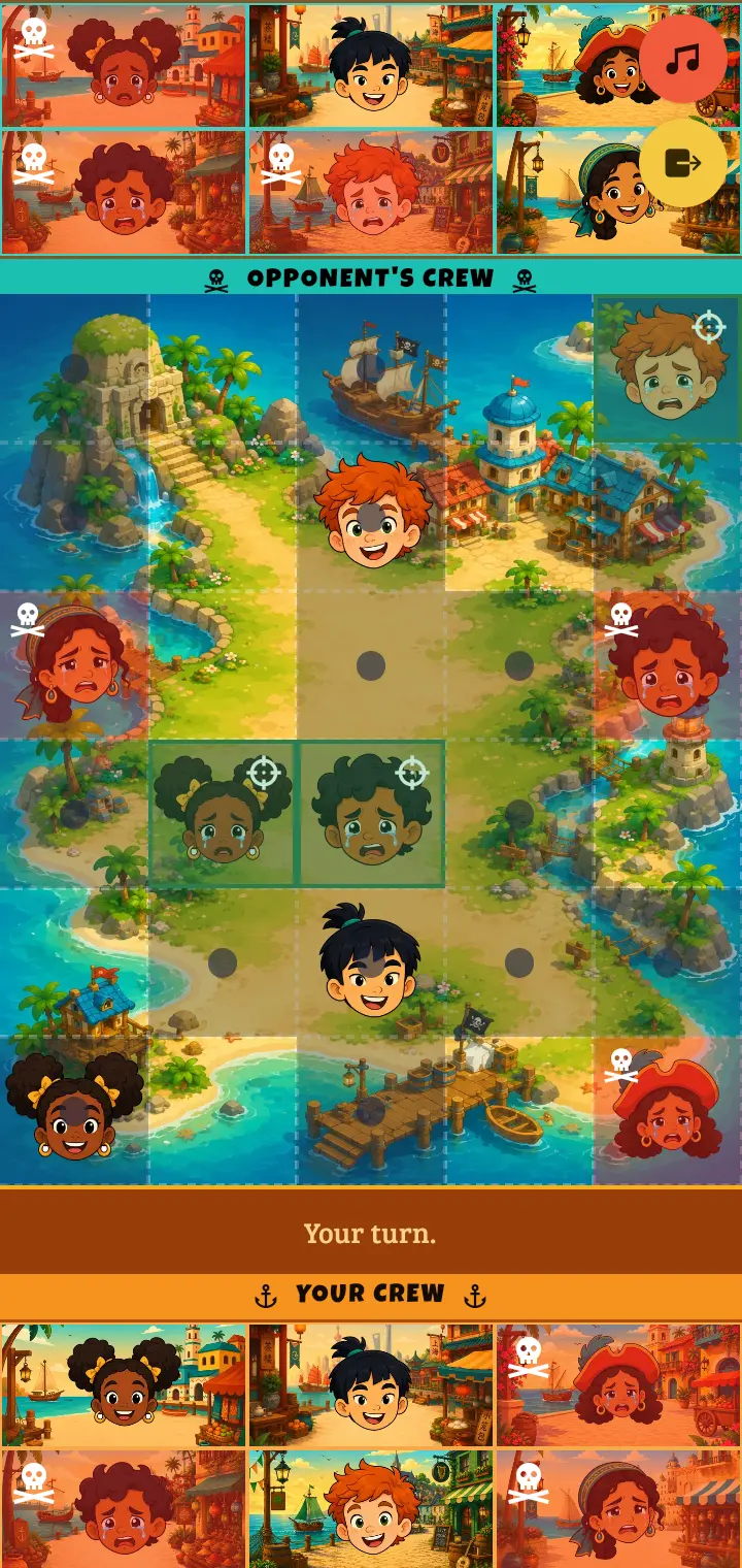 Pirate Land in-game screen